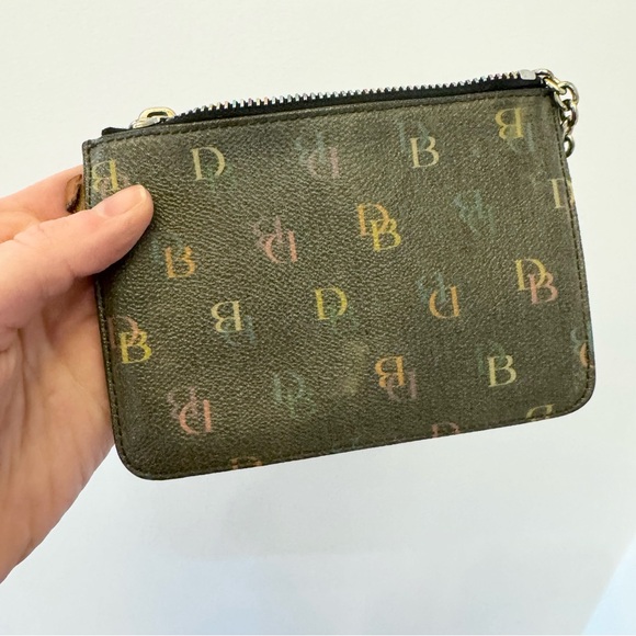 Vintage Y2K Dooney and Bourke mini monogram bag with matching coin pouch - Picture 3 of 16